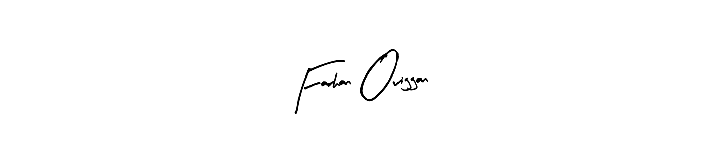 Similarly Arty Signature is the best handwritten signature design. Signature creator online .You can use it as an online autograph creator for name Farhan Oviggan. Farhan Oviggan signature style 8 images and pictures png