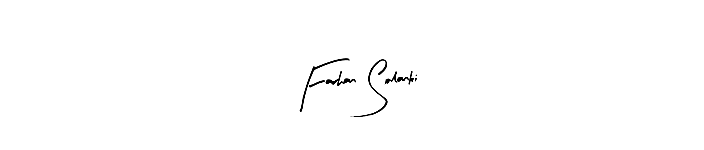 Make a beautiful signature design for name Farhan Solanki. Use this online signature maker to create a handwritten signature for free. Farhan Solanki signature style 8 images and pictures png