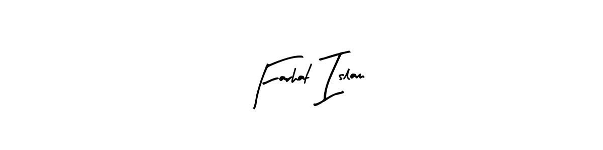 Make a short Farhat Islam signature style. Manage your documents anywhere anytime using Arty Signature. Create and add eSignatures, submit forms, share and send files easily. Farhat Islam signature style 8 images and pictures png