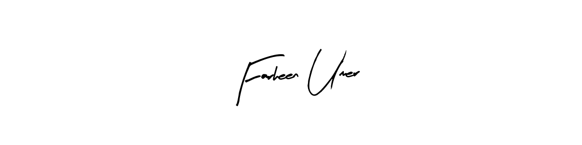 Also we have Farheen Umer name is the best signature style. Create professional handwritten signature collection using Arty Signature autograph style. Farheen Umer signature style 8 images and pictures png