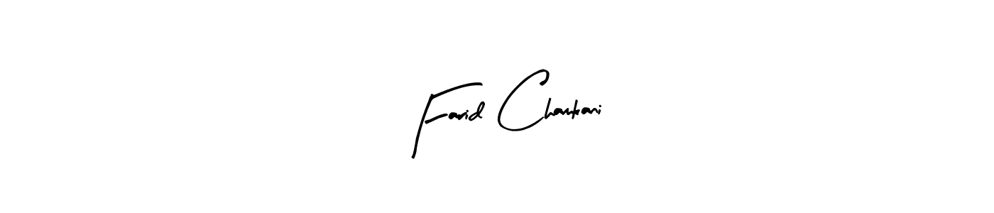 if you are searching for the best signature style for your name Farid Chamkani. so please give up your signature search. here we have designed multiple signature styles  using Arty Signature. Farid Chamkani signature style 8 images and pictures png