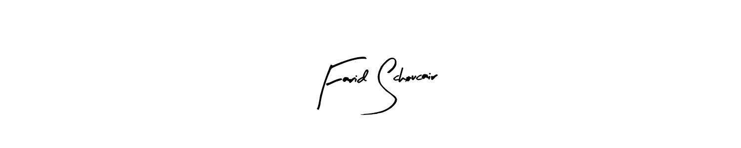 How to make Farid Schoucair signature? Arty Signature is a professional autograph style. Create handwritten signature for Farid Schoucair name. Farid Schoucair signature style 8 images and pictures png