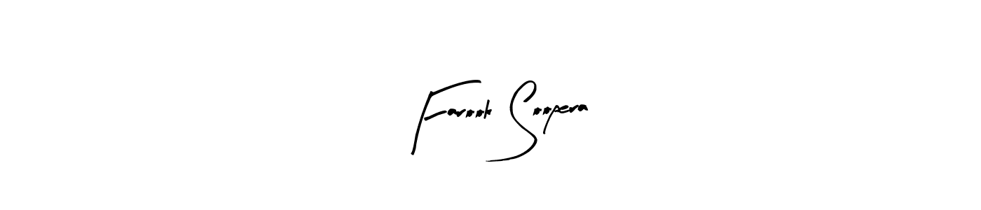 Farook Soopera stylish signature style. Best Handwritten Sign (Arty Signature) for my name. Handwritten Signature Collection Ideas for my name Farook Soopera. Farook Soopera signature style 8 images and pictures png