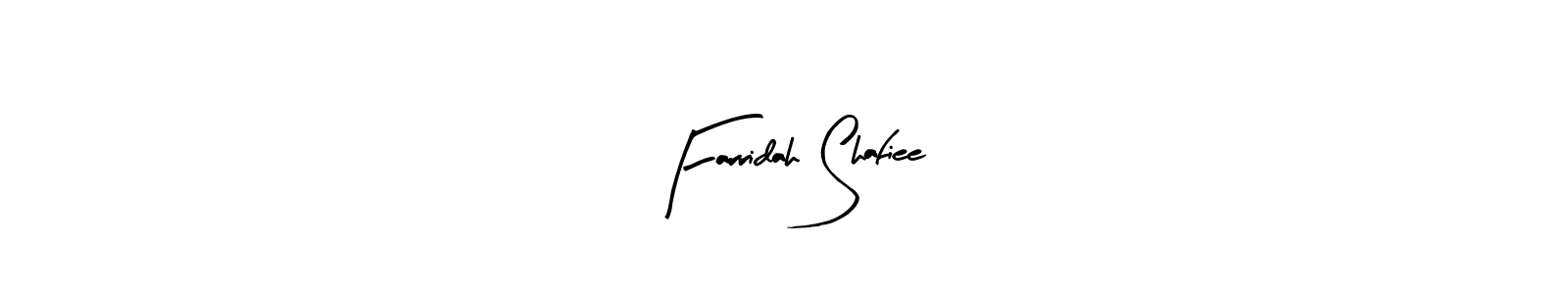 How to Draw Farridah Shafiee signature style? Arty Signature is a latest design signature styles for name Farridah Shafiee. Farridah Shafiee signature style 8 images and pictures png