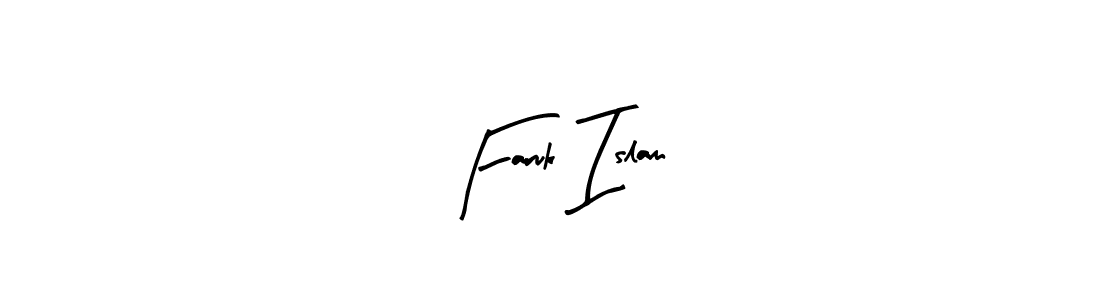 Make a beautiful signature design for name Faruk Islam. Use this online signature maker to create a handwritten signature for free. Faruk Islam signature style 8 images and pictures png