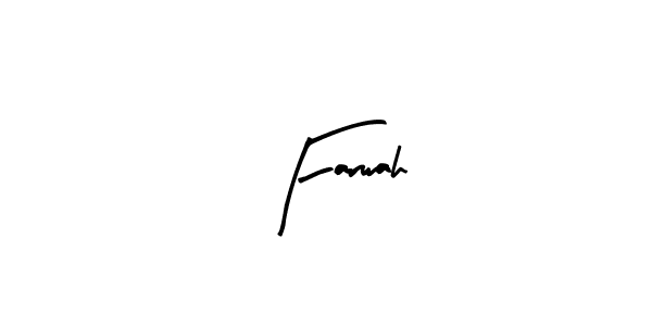 Also You can easily find your signature by using the search form. We will create Farwah name handwritten signature images for you free of cost using Arty Signature sign style. Farwah signature style 8 images and pictures png