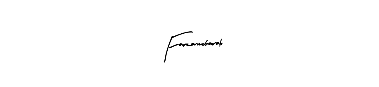 Arty Signature is a professional signature style that is perfect for those who want to add a touch of class to their signature. It is also a great choice for those who want to make their signature more unique. Get Farzanmubarak name to fancy signature for free. Farzanmubarak signature style 8 images and pictures png