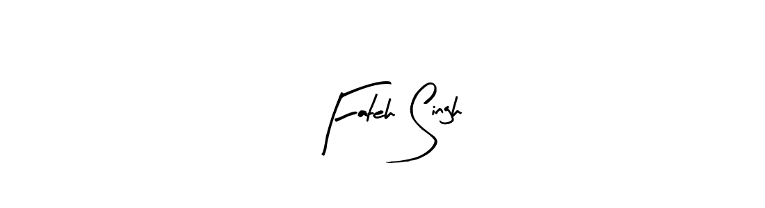 Use a signature maker to create a handwritten signature online. With this signature software, you can design (Arty Signature) your own signature for name Fateh Singh. Fateh Singh signature style 8 images and pictures png