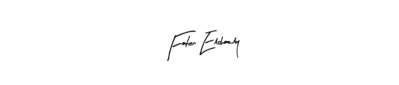 This is the best signature style for the Faten Elshazly name. Also you like these signature font (Arty Signature). Mix name signature. Faten Elshazly signature style 8 images and pictures png