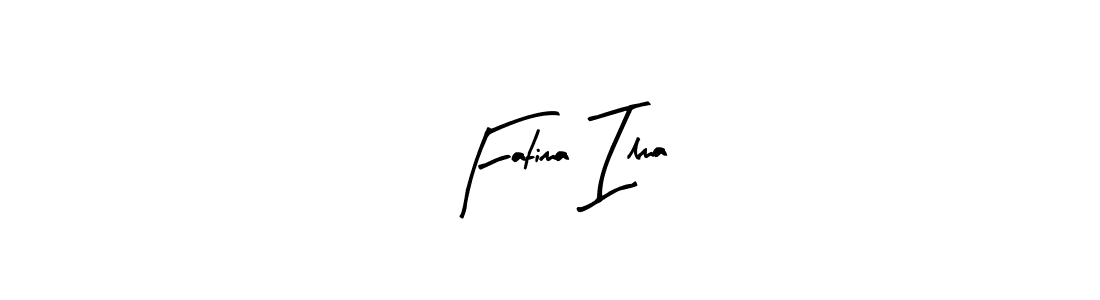 Also You can easily find your signature by using the search form. We will create Fatima Ilma name handwritten signature images for you free of cost using Arty Signature sign style. Fatima Ilma signature style 8 images and pictures png