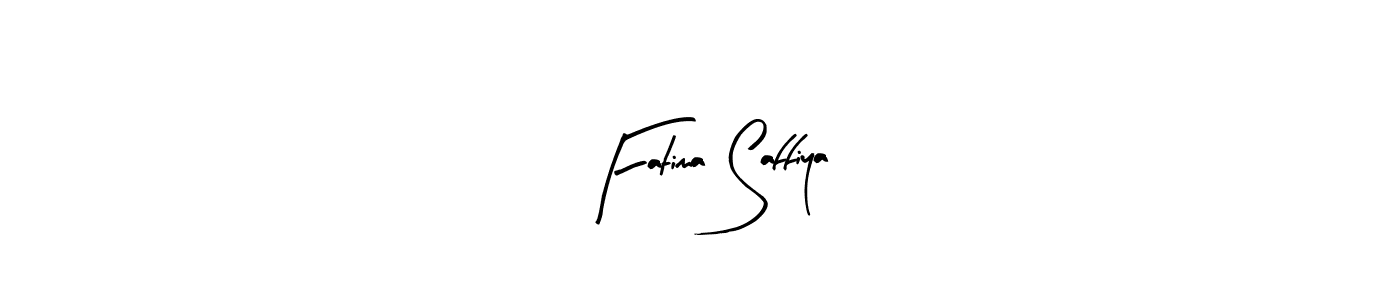 How to make Fatima Saffiya signature? Arty Signature is a professional autograph style. Create handwritten signature for Fatima Saffiya name. Fatima Saffiya signature style 8 images and pictures png