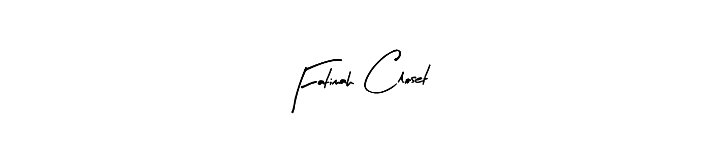 Create a beautiful signature design for name Fatimah Closet. With this signature (Arty Signature) fonts, you can make a handwritten signature for free. Fatimah Closet signature style 8 images and pictures png
