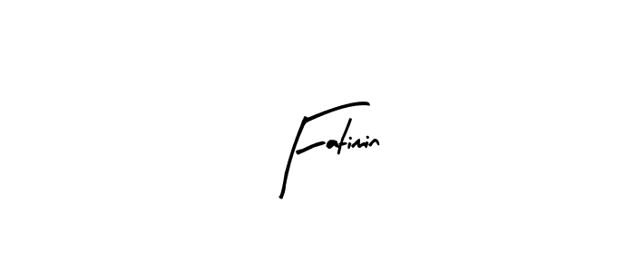You should practise on your own different ways (Arty Signature) to write your name (Fatimin) in signature. don't let someone else do it for you. Fatimin signature style 8 images and pictures png