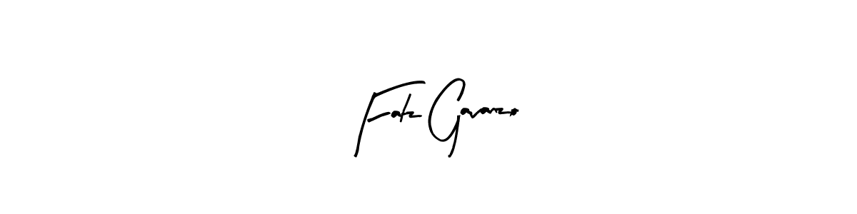 Use a signature maker to create a handwritten signature online. With this signature software, you can design (Arty Signature) your own signature for name Fatz Gavanzo. Fatz Gavanzo signature style 8 images and pictures png