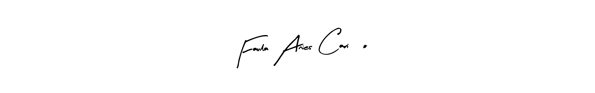 Also we have Faula Anies Cariño name is the best signature style. Create professional handwritten signature collection using Arty Signature autograph style. Faula Anies Cariño signature style 8 images and pictures png