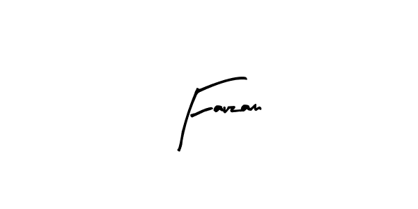 Design your own signature with our free online signature maker. With this signature software, you can create a handwritten (Arty Signature) signature for name Fauzam. Fauzam signature style 8 images and pictures png