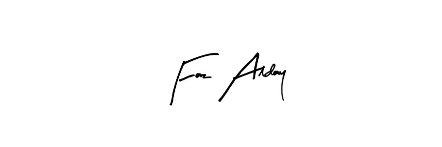 How to make Faz Alday signature? Arty Signature is a professional autograph style. Create handwritten signature for Faz Alday name. Faz Alday signature style 8 images and pictures png