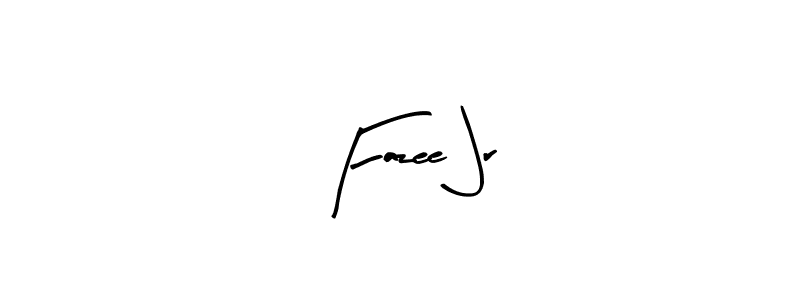 Create a beautiful signature design for name Fazee Jr. With this signature (Arty Signature) fonts, you can make a handwritten signature for free. Fazee Jr signature style 8 images and pictures png