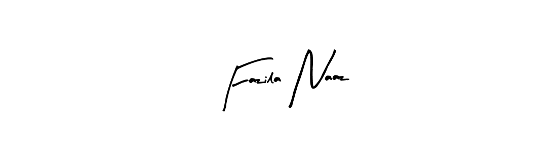 Design your own signature with our free online signature maker. With this signature software, you can create a handwritten (Arty Signature) signature for name Fazila Naaz. Fazila Naaz signature style 8 images and pictures png