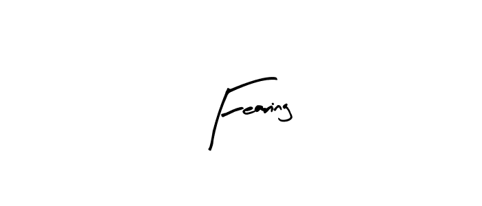 The best way (Arty Signature) to make a short signature is to pick only two or three words in your name. The name Fearing include a total of six letters. For converting this name. Fearing signature style 8 images and pictures png