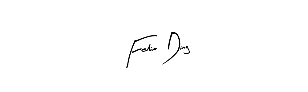 How to make Felix Ding name signature. Use Arty Signature style for creating short signs online. This is the latest handwritten sign. Felix Ding signature style 8 images and pictures png
