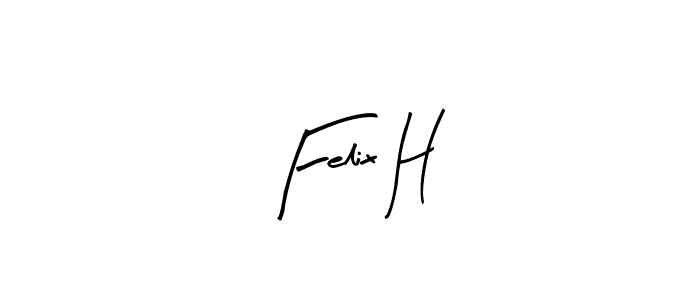 Create a beautiful signature design for name Felix H. With this signature (Arty Signature) fonts, you can make a handwritten signature for free. Felix H signature style 8 images and pictures png