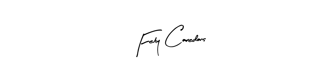 Arty Signature is a professional signature style that is perfect for those who want to add a touch of class to their signature. It is also a great choice for those who want to make their signature more unique. Get Fely Caredans name to fancy signature for free. Fely Caredans signature style 8 images and pictures png