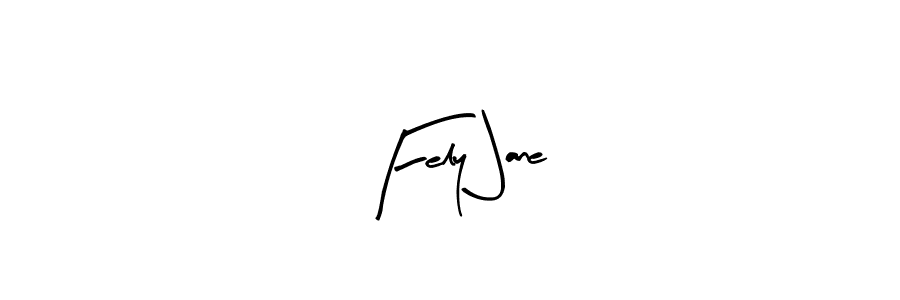 How to make Fely Jane name signature. Use Arty Signature style for creating short signs online. This is the latest handwritten sign. Fely Jane signature style 8 images and pictures png