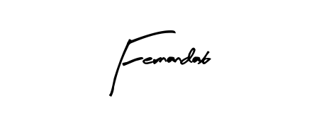 Make your name Fernandab memorable on every contract using Arty Signature autograph style. Instant transparent background export available. Fernandab signature style 8 images and pictures png