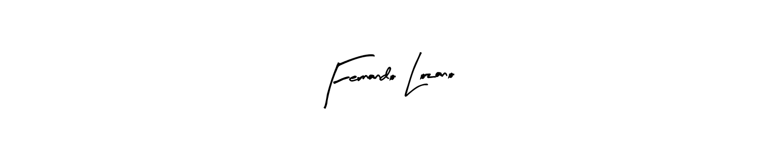 Similarly Arty Signature is the best handwritten signature design. Signature creator online .You can use it as an online autograph creator for name Fernando Lozano. Fernando Lozano signature style 8 images and pictures png