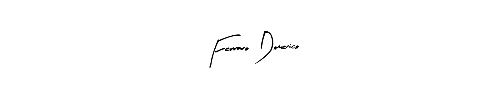 You can use this online signature creator to create a handwritten signature for the name Ferraro Domenico. This is the best online autograph maker. Ferraro Domenico signature style 8 images and pictures png