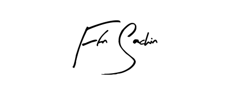 Make a beautiful signature design for name Ffn Sachin. Use this online signature maker to create a handwritten signature for free. Ffn Sachin signature style 8 images and pictures png