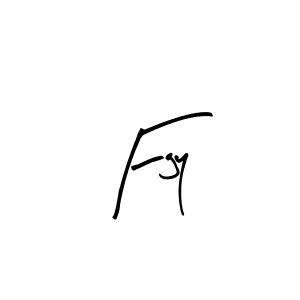 You should practise on your own different ways (Arty Signature) to write your name (Fgy) in signature. don't let someone else do it for you. Fgy signature style 8 images and pictures png