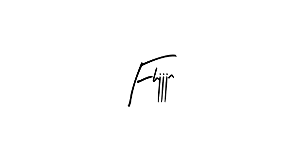 Use a signature maker to create a handwritten signature online. With this signature software, you can design (Arty Signature) your own signature for name Fhjjjn. Fhjjjn signature style 8 images and pictures png