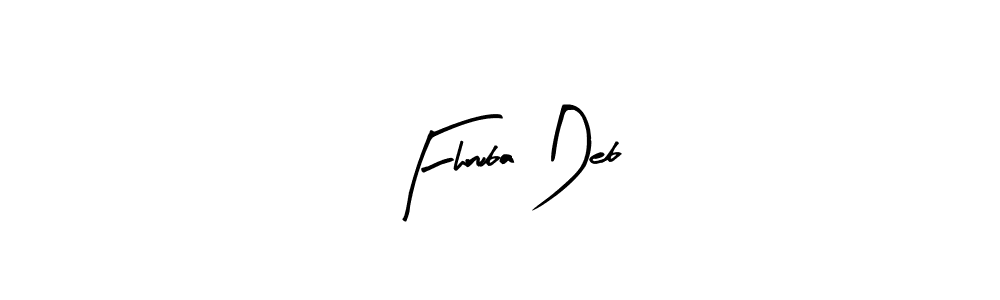 Fhruba Deb stylish signature style. Best Handwritten Sign (Arty Signature) for my name. Handwritten Signature Collection Ideas for my name Fhruba Deb. Fhruba Deb signature style 8 images and pictures png
