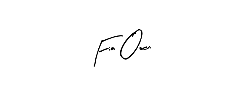 Arty Signature is a professional signature style that is perfect for those who want to add a touch of class to their signature. It is also a great choice for those who want to make their signature more unique. Get Fia Owen name to fancy signature for free. Fia Owen signature style 8 images and pictures png