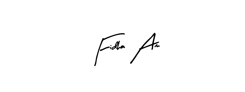 Create a beautiful signature design for name Fidha Am. With this signature (Arty Signature) fonts, you can make a handwritten signature for free. Fidha Am signature style 8 images and pictures png
