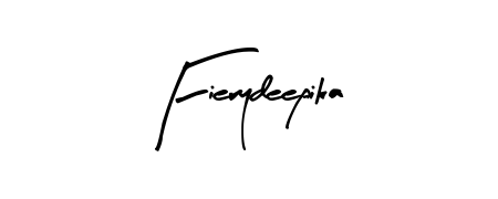 Transform the name Fierydeepika into a signature masterpiece using Arty Signature font. Ideal for photographers, artists, and creators looking for watermarks. Fierydeepika signature style 8 images and pictures png