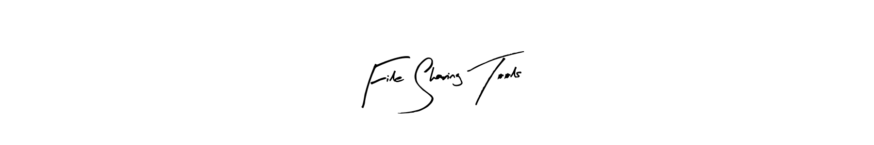 Make a beautiful signature design for name File Sharing Tools. With this signature (Arty Signature) style, you can create a handwritten signature for free. File Sharing Tools signature style 8 images and pictures png