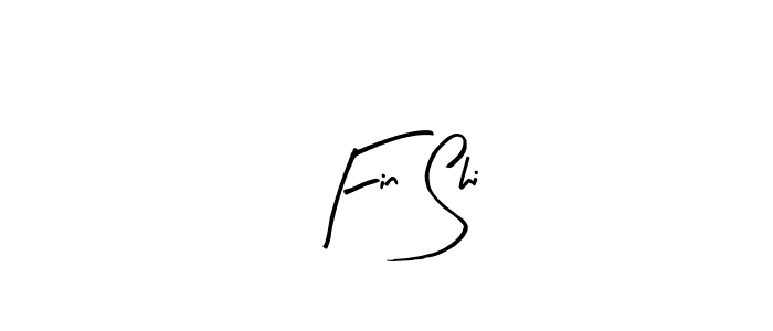 if you are searching for the best signature style for your name Fin Shi. so please give up your signature search. here we have designed multiple signature styles  using Arty Signature. Fin Shi signature style 8 images and pictures png