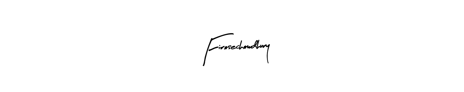 How to make Firosechowdhury signature? Arty Signature is a professional autograph style. Create handwritten signature for Firosechowdhury name. Firosechowdhury signature style 8 images and pictures png