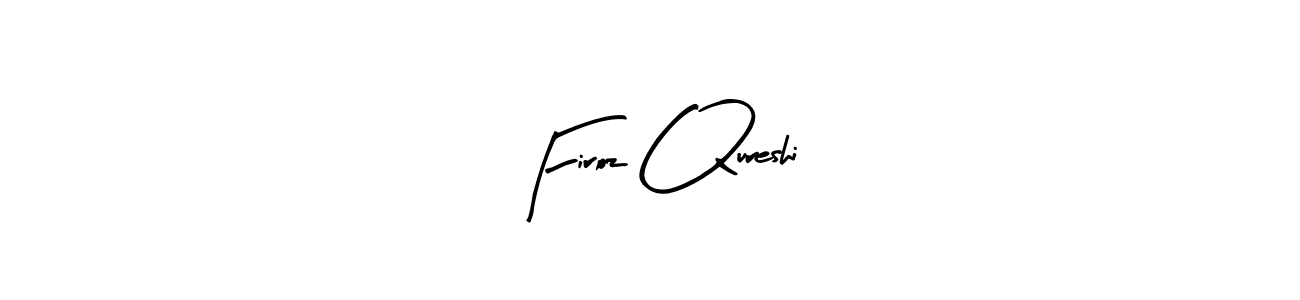 This is the best signature style for the Firoz Qureshi name. Also you like these signature font (Arty Signature). Mix name signature. Firoz Qureshi signature style 8 images and pictures png