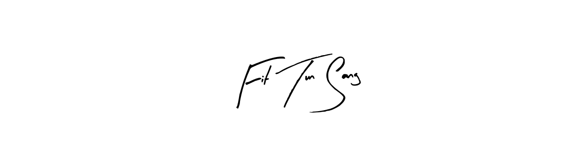Also we have Fit Tun Sang name is the best signature style. Create professional handwritten signature collection using Arty Signature autograph style. Fit Tun Sang signature style 8 images and pictures png