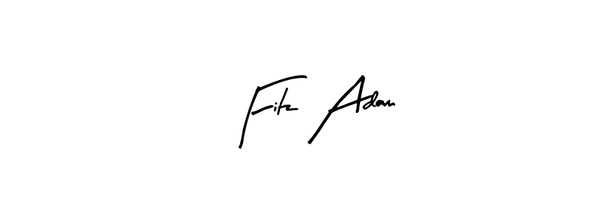 How to Draw Fitz Adam signature style? Arty Signature is a latest design signature styles for name Fitz Adam. Fitz Adam signature style 8 images and pictures png