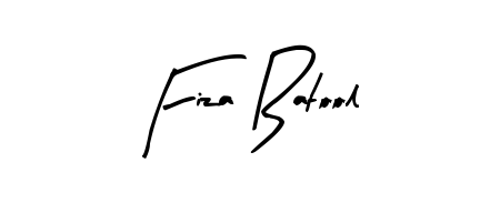 Create an unforgettable impression when signing with Fiza Batool name styled in Arty Signature typography. 100% free online generator. Fiza Batool signature style 8 images and pictures png