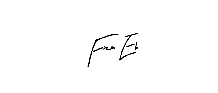 Also we have Fiza Ek name is the best signature style. Create professional handwritten signature collection using Arty Signature autograph style. Fiza Ek signature style 8 images and pictures png