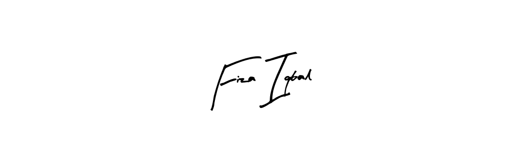 The best way (Arty Signature) to make a short signature is to pick only two or three words in your name. The name Fiza Iqbal include a total of six letters. For converting this name. Fiza Iqbal signature style 8 images and pictures png