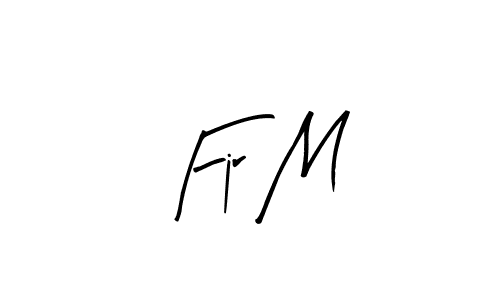 You should practise on your own different ways (Arty Signature) to write your name (Fjr M) in signature. don't let someone else do it for you. Fjr M signature style 8 images and pictures png