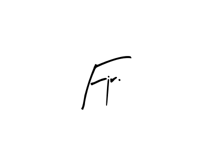 Create a beautiful signature design for name Fjr.. With this signature (Arty Signature) fonts, you can make a handwritten signature for free. Fjr. signature style 8 images and pictures png