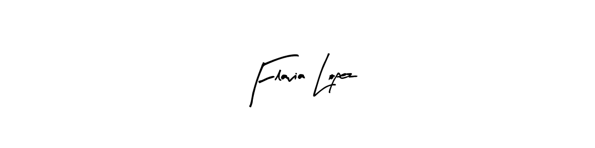 Make a beautiful signature design for name Flavia Lopez. With this signature (Arty Signature) style, you can create a handwritten signature for free. Flavia Lopez signature style 8 images and pictures png